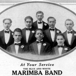 Blue and White Marimba Band