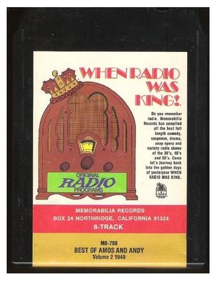 Amos 'N' Andy / Best of Amos and Andy Vol. 2 - 1949 / Memorabilia M8-708 | Black Shell | 1974