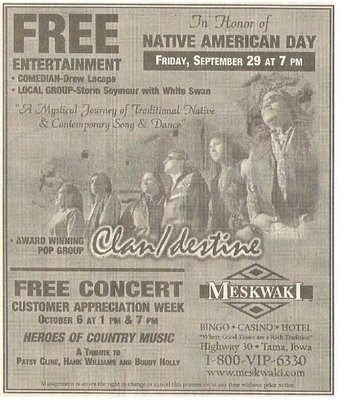 Clan/Destine / In Honor of Native American Day / 2000