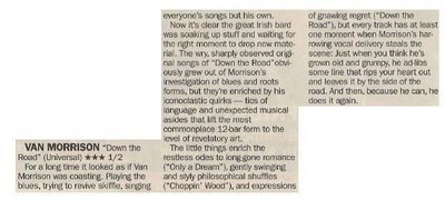 Morrison, Van / Down the Road - Great Irish Bard / 2002
