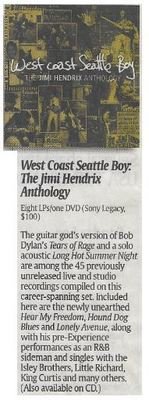 Hendrix, Jimi / West Coast Seattle Boy: The Jimi Hendrix Anthology / 2010