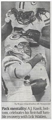 Hawk, A.J. / Pack Mentality / Green Bay Packers / 2010
