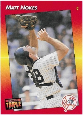 Nokes, Matt / 1992 New York Yankees | Triple Play #178