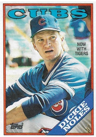 Noles, Dickie / 1988 Chicago Cubs | Topps #768