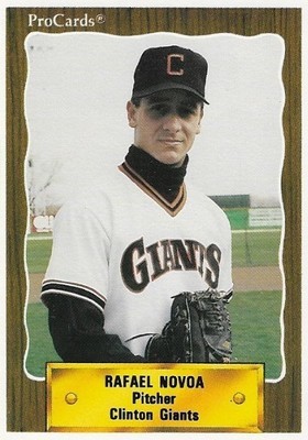 Novoa, Rafael / 1990 Clinton Giants | ProCards #2541 | Midwest League