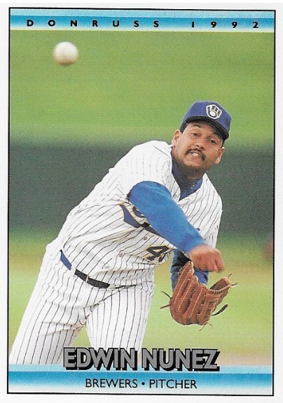 Nunez, Ed / 1992 Milwaukee Brewers | Donruss #541