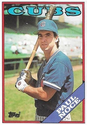 Noce, Paul / 1988 Chicago Cubs | Topps #542
