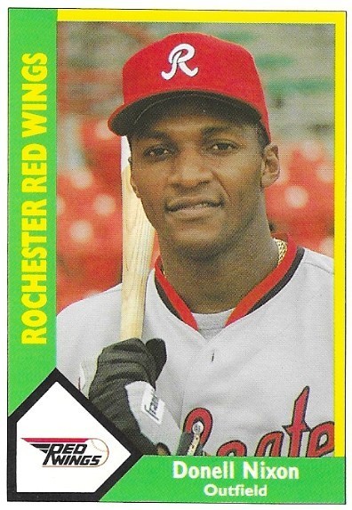 Nixon, Donell / 1990 Rochester Red Wings | CMC #314 | International League