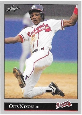 Nixon, Otis / 1992 Atlanta Braves | Leaf #358