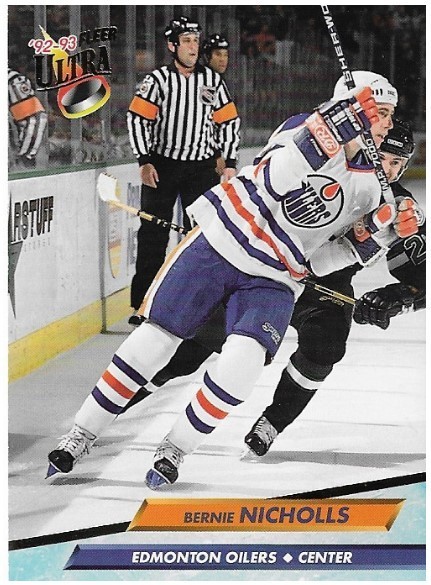 Nicholls, Bernie / 1992-93 Edmonton Oilers | Ultra #64