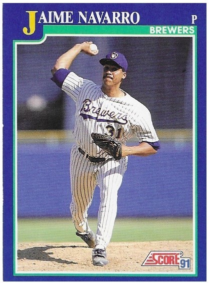 Navarro, Jaime / 1991 Milwaukee Brewers | Score #102