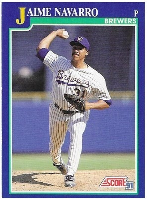 Navarro, Jaime / 1991 Milwaukee Brewers | Score #102