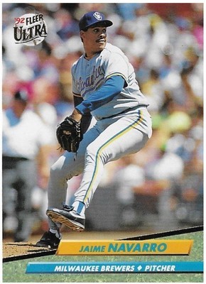 Navarro, Jaime / 1992 Milwaukee Brewers | Ultra #82