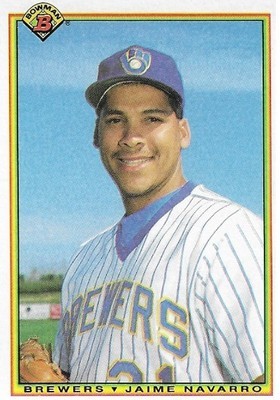 Navarro, Jaime / 1990 Milwaukee Brewers | Bowman #388
