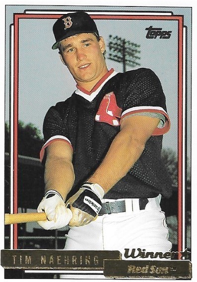 Naehring, Tim / 1992 Boston Red Sox | Topps #758 | Gold Winners