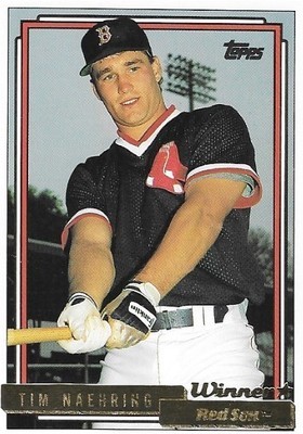 Naehring, Tim / 1992 Boston Red Sox | Topps #758 | Gold Winners