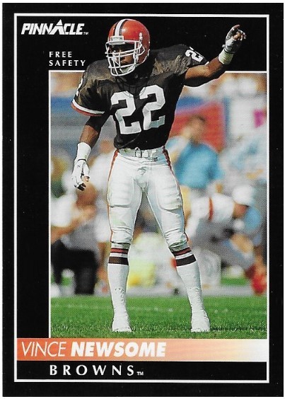 Newsome, Vince / 1992 Cleveland Browns | Pinnacle #173