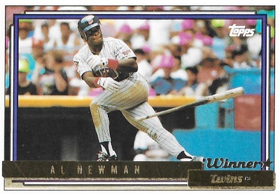 Newman, Al / 1992 Minnesota Twins | Topps #146 | Gold Winners