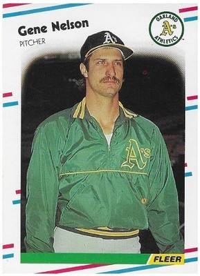Nelson, Gene / 1988 Oakland Athletics | Fleer #288