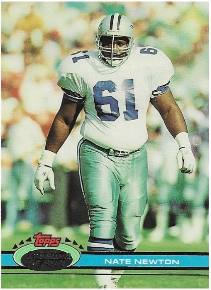 Newton, Nate / 1991 Dallas Cowboys | Stadium Club #404
