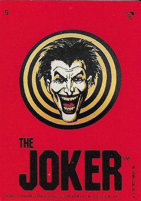 Batman / The Joker | Topps #5 | 1989 | Jack Nicholson