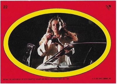 Batman / Vicki Vale - Oval | Topps #22 | 1989 | Kim Basinger