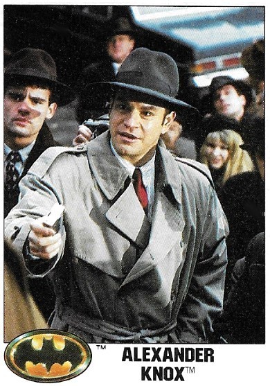 Batman / Alexander Knox | Topps #7 | 1989 | Robert Wuhl