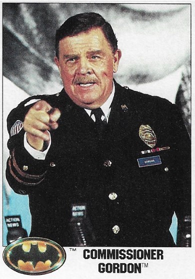 Batman / Commissioner Gordon | Topps #8 | 1989 | Pat Hingle