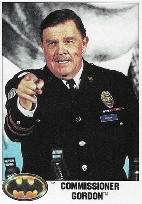 Batman / Commissioner Gordon | Topps #8 | 1989 | Pat Hingle