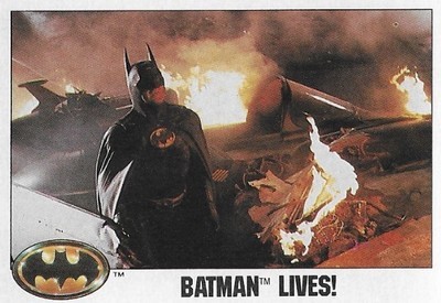 Batman / Batman Lives! | Topps #112 | 1989 | Michael Keaton