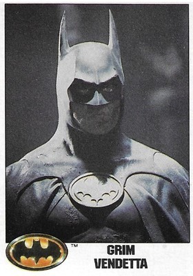 Batman / Grim Vendetta / Topps #113 / Michael Keaton / 1989