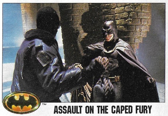 Batman / Assault On the Caped Fury | Topps #116 | 1989 | Michael Keaton