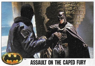 Batman / Assault On the Caped Fury | Topps #116 | 1989 | Michael Keaton