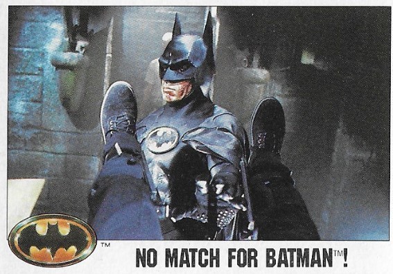 Batman / No Match for Batman! | Topps #121 | 1989 | Michael Keaton
