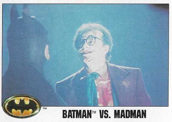 Batman / Batman vs. Madman | Topps #127 | 1989 | Michael Keaton, Jack Nicholson