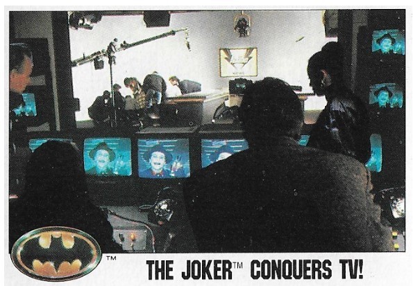 Batman / The Joker Conquers TV! | Topps #64 | 1989 | Jack Nicholson