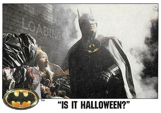 Batman / Is It Halloween? | Topps #81 | 1989 | Michael Keaton