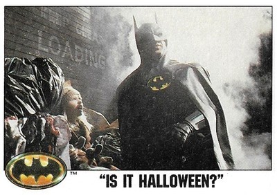 Batman / Is It Halloween? | Topps #81 | 1989 | Michael Keaton