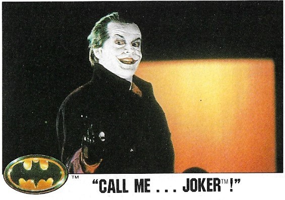 Batman / Call Me...Joker! | Topps #42 | 1989 | Jack Nicholson