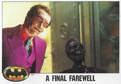 Batman / A Final Farewell | Topps #52 | 1989 | Jack Nicholson