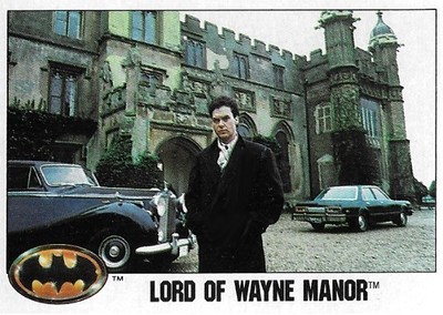 Batman / Lord of Wayne Manor | Topps #53 | 1989 | Michael Keaton