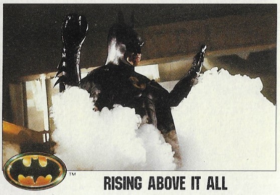 Batman / Rising Above It All | Topps #36 | 1989 | Michael Keaton