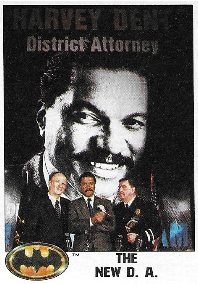 Batman / The New D.A. | Topps #20 | 1989 | Billy Dee Williams, Lee Wallace, Pat Hingle