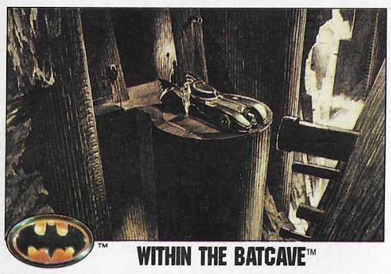 Batman / Within the Batcave | Topps #91 | 1989 | Michael Keaton + Kim Basinger