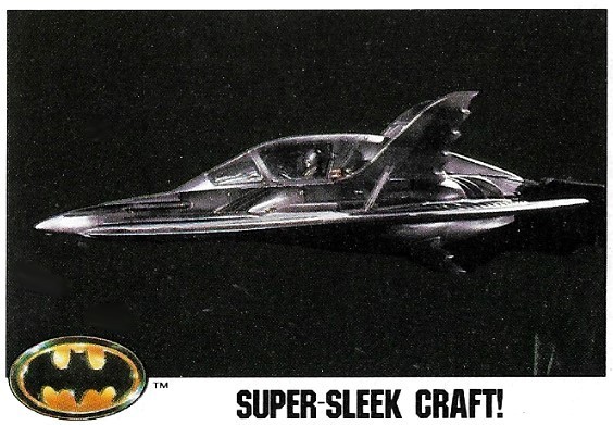 Batman / Super-Sleek Craft! | Topps #108 | 1989 / Batwing