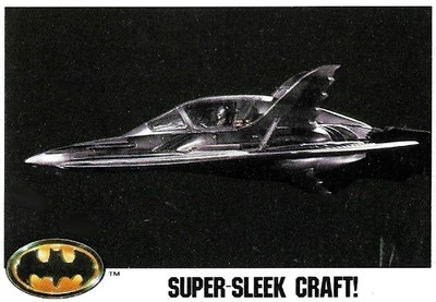 Batman / Super-Sleek Craft! | Topps #108 | 1989 / Batwing