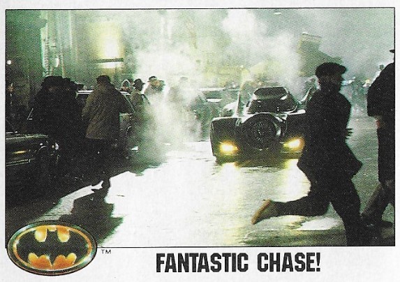 Batman / Fantastic Chase! | Topps #78 | 1989 / Batmobile