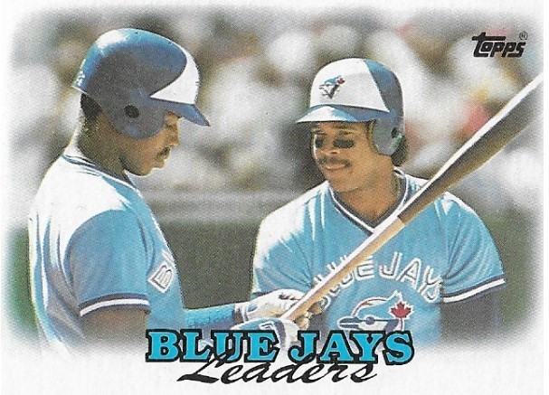McGriff, Fred / 1988 Toronto Blue Jays / Topps #729 / with George Bell