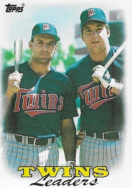 Hrbek, Kent / 1988 Minnesota Twins | Topps #609 | With Gary Gaetti