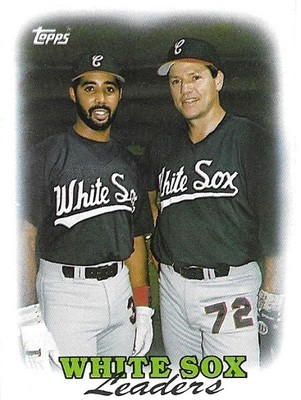 Fisk, Carlton / 1988 Chicago White Sox / Topps #321 / with Harold Baines